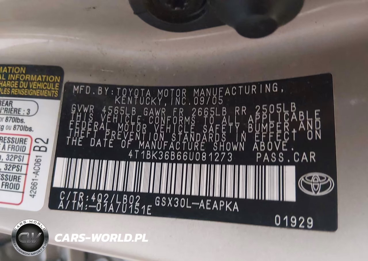 2006 Toyota Avalon Limited VIN:4T1BK36B66U081273 - 9