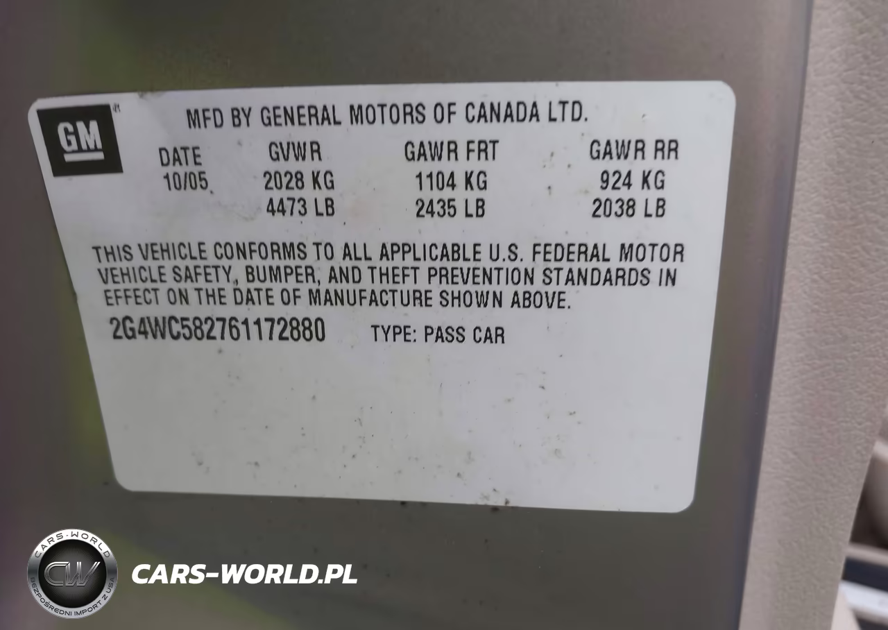 2006 Buick Lacrosse Cx VIN:2G4WC582761172880 - 9