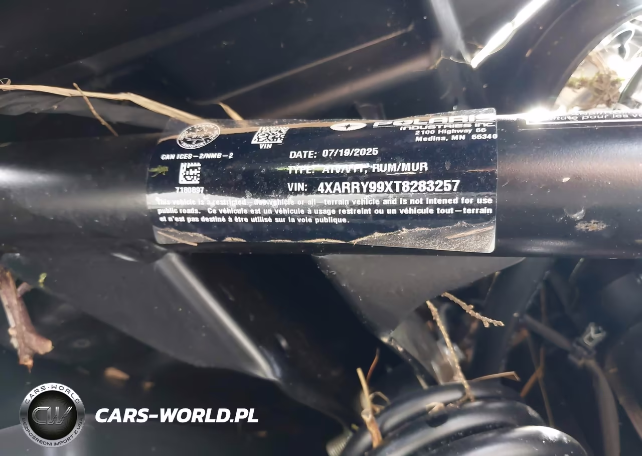 2026 Polaris Ranger Xp 1000 Northstar Ultimate VIN:4XARRY99XT8283257 - 10