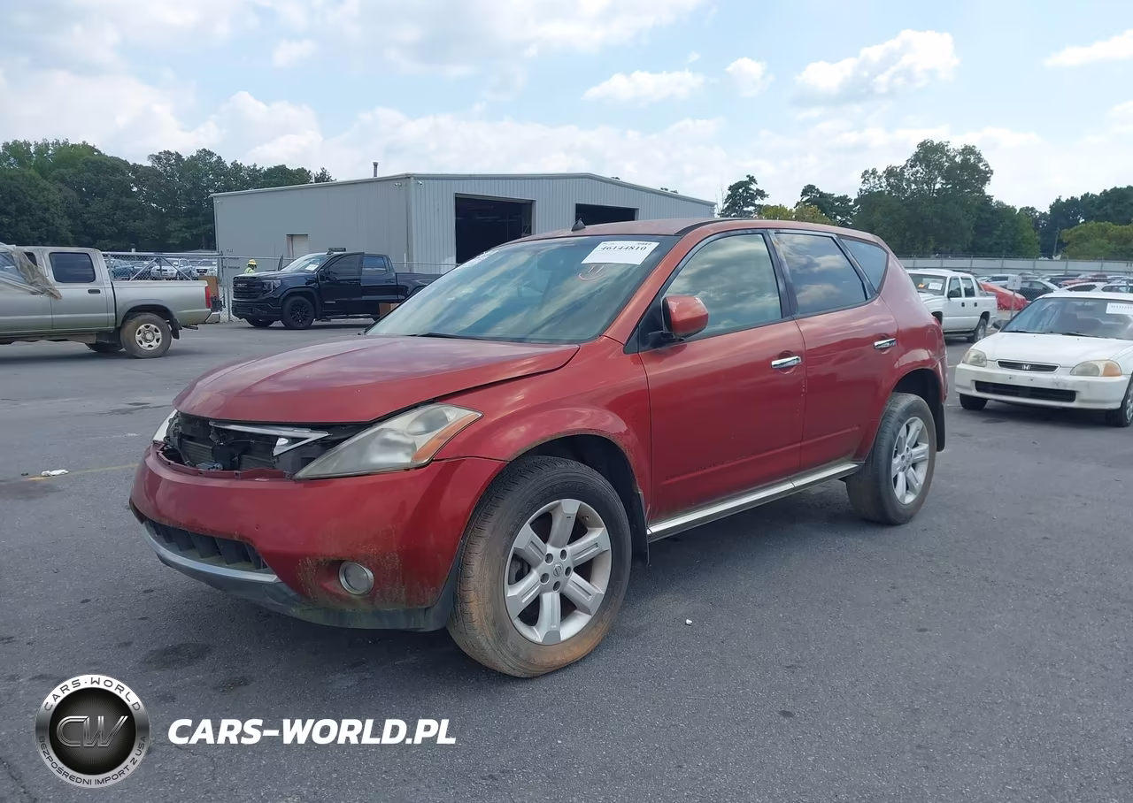 2007 Nissan Murano Sl VIN:JN8AZ08T07W504410 - 2