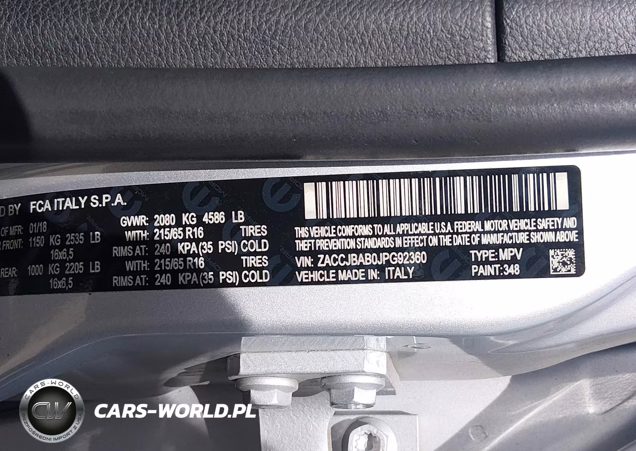 2018 Jeep Renegade Sport 4X4 VIN:ZACCJBAB0JPG92360 - 9