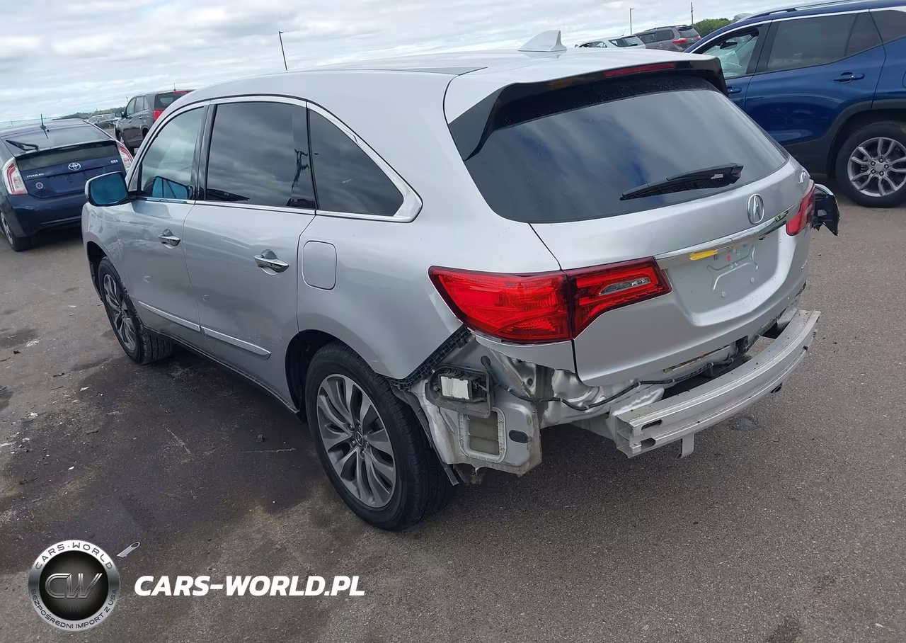 2014 Acura Mdx Technology Package VIN:5FRYD4H47EB004575 - 3