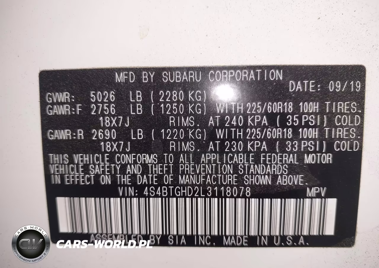 2020 Subaru Outback Onyx Edition Xt VIN:4S4BTGHD2L3118078 - 9