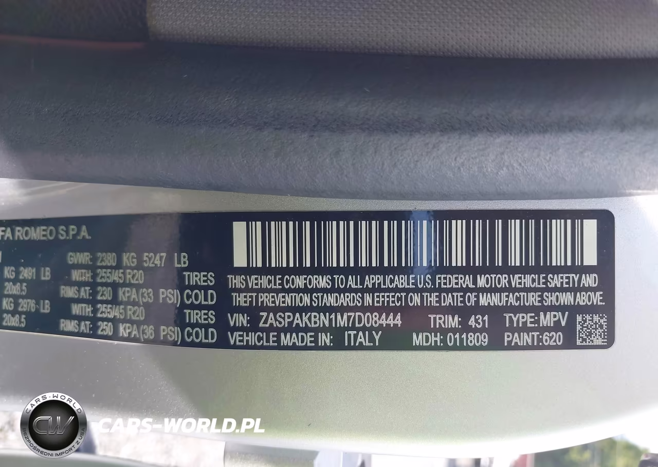 2021 Alfa Romeo Stelvio Ti VIN:ZASPAKBN1M7D08444 - 9