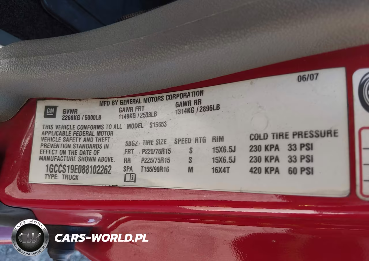 2008 Chevrolet Colorado Ls VIN:1GCCS19E088102262 - 9