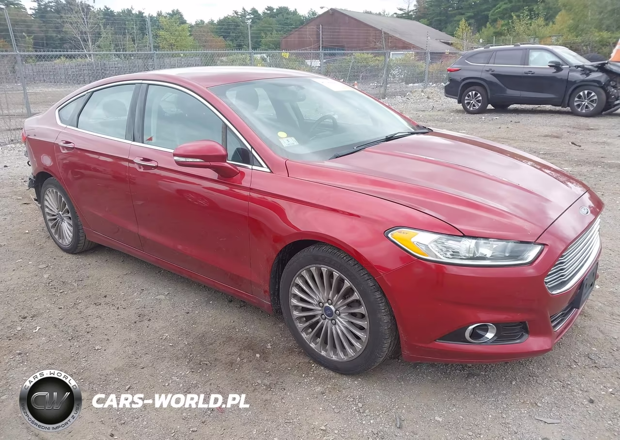 2015 Ford Fusion Titanium VIN:3FA6P0K93FR297197 - 1