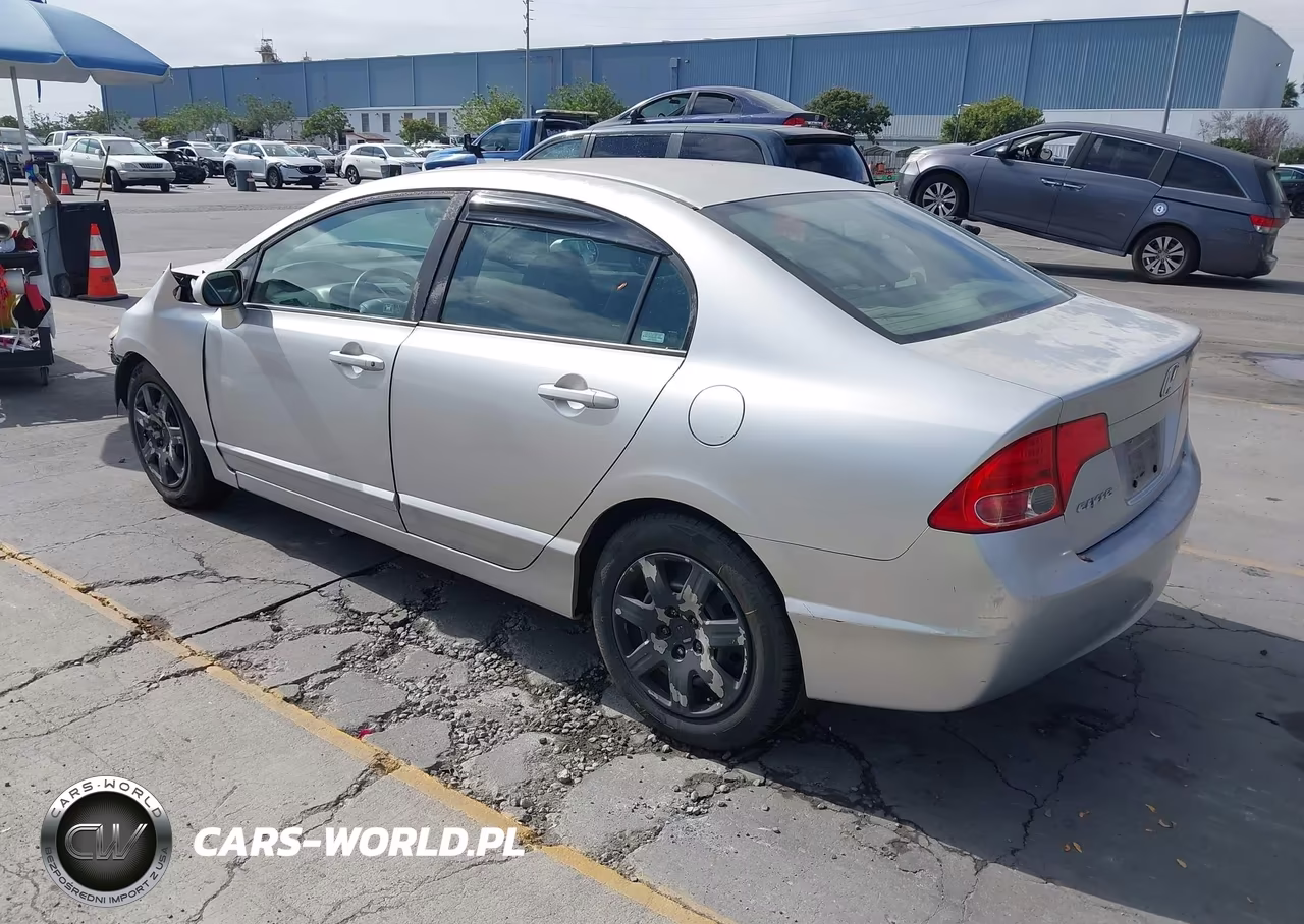 2007 Honda Civic Lx VIN:JHMFA16587S003368 - 3