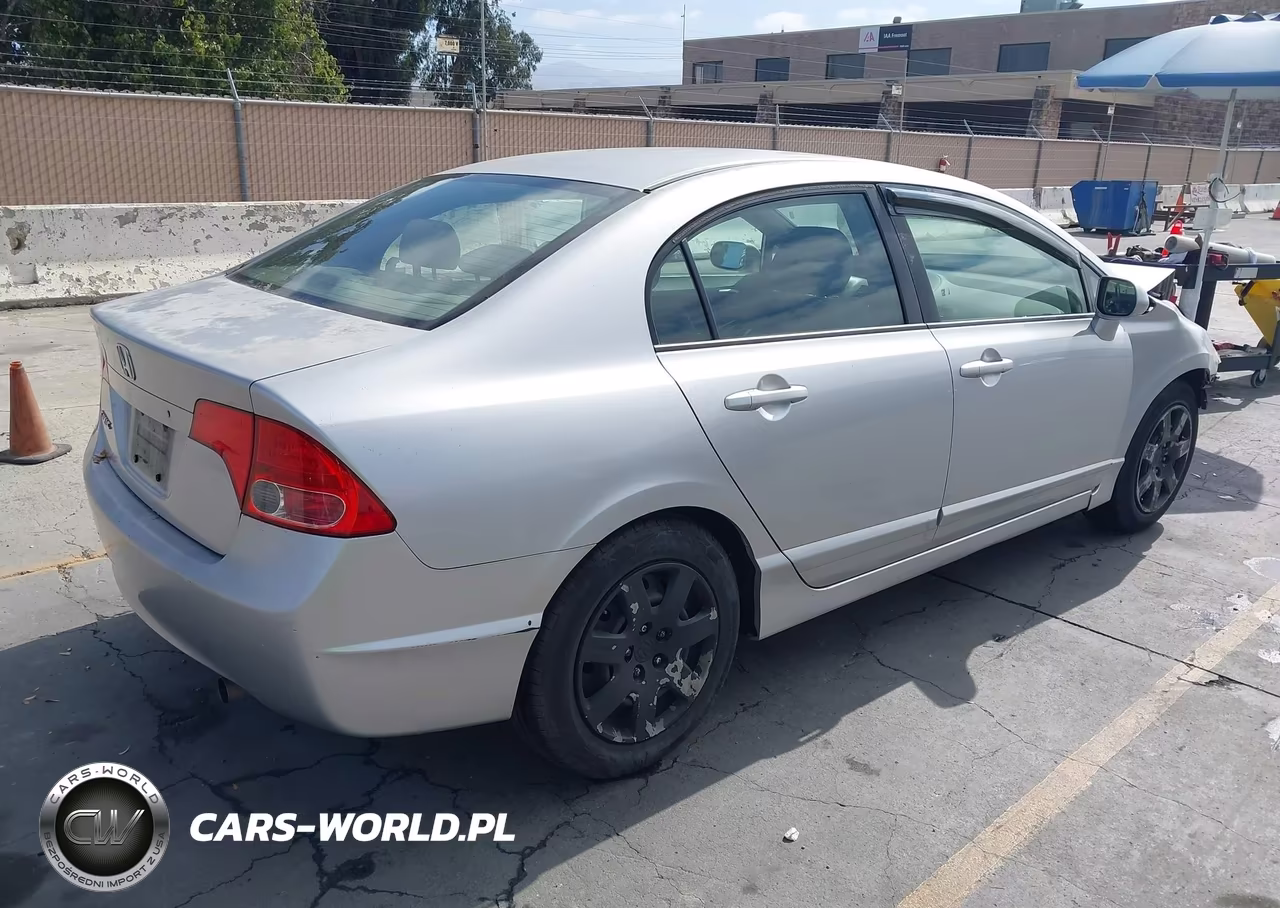 2007 Honda Civic Lx VIN:JHMFA16587S003368 - 4