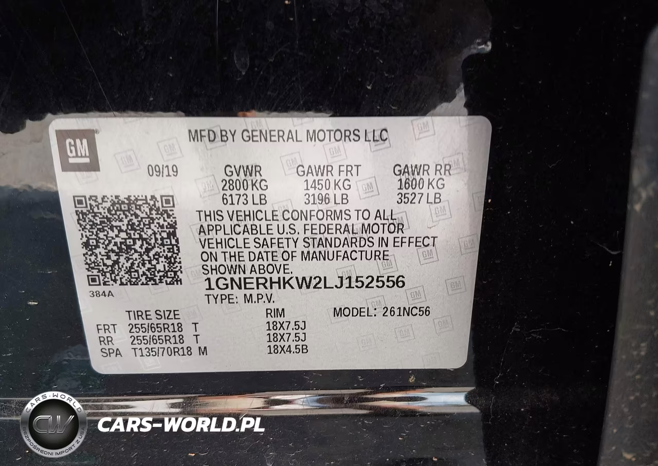 2020 Chevrolet Traverse Fwd Lt Leather VIN:1GNERHKW2LJ152556 - 9