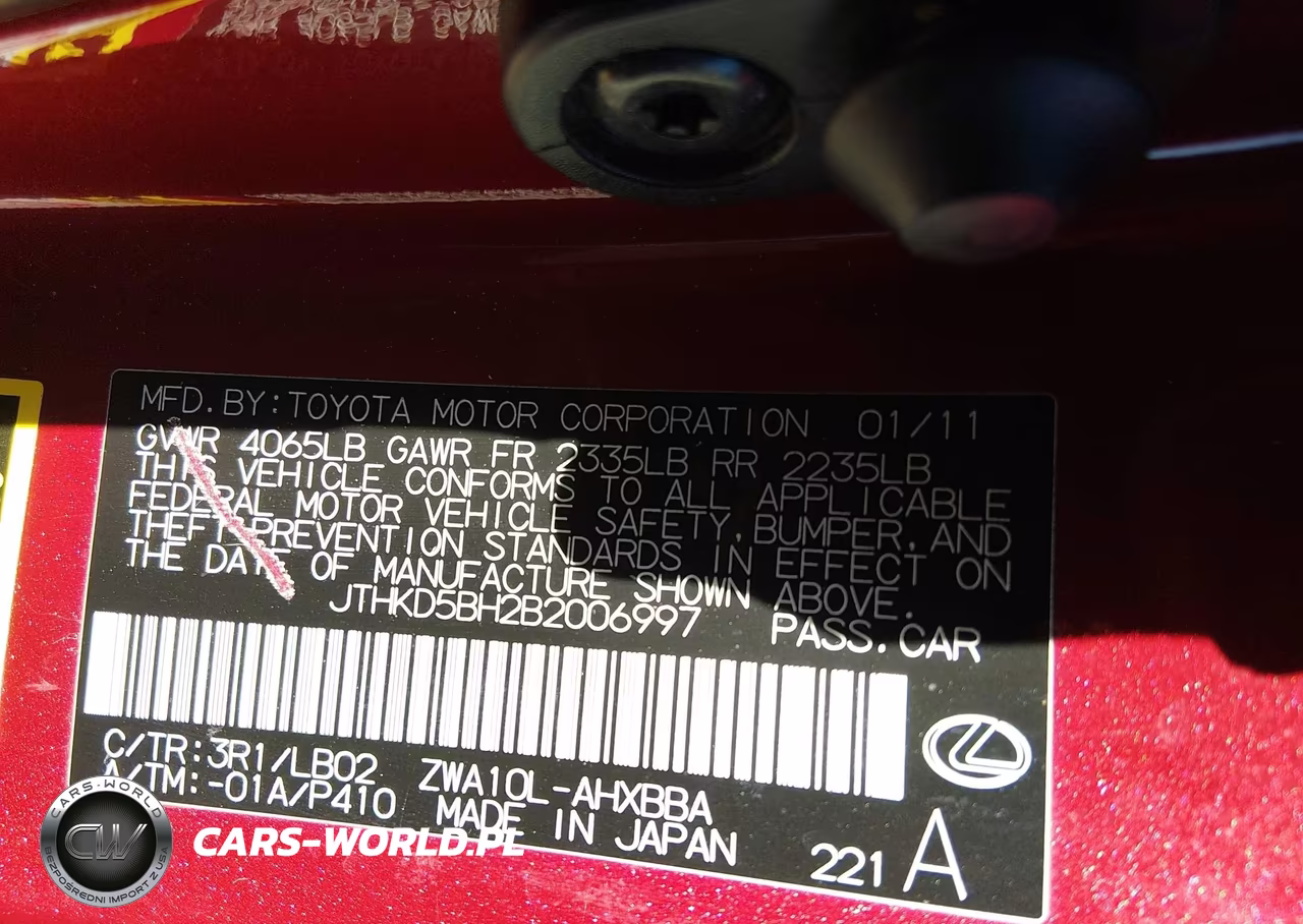 2011 Lexus Ct 200H Premium VIN:JTHKD5BH2B2006997 - 9