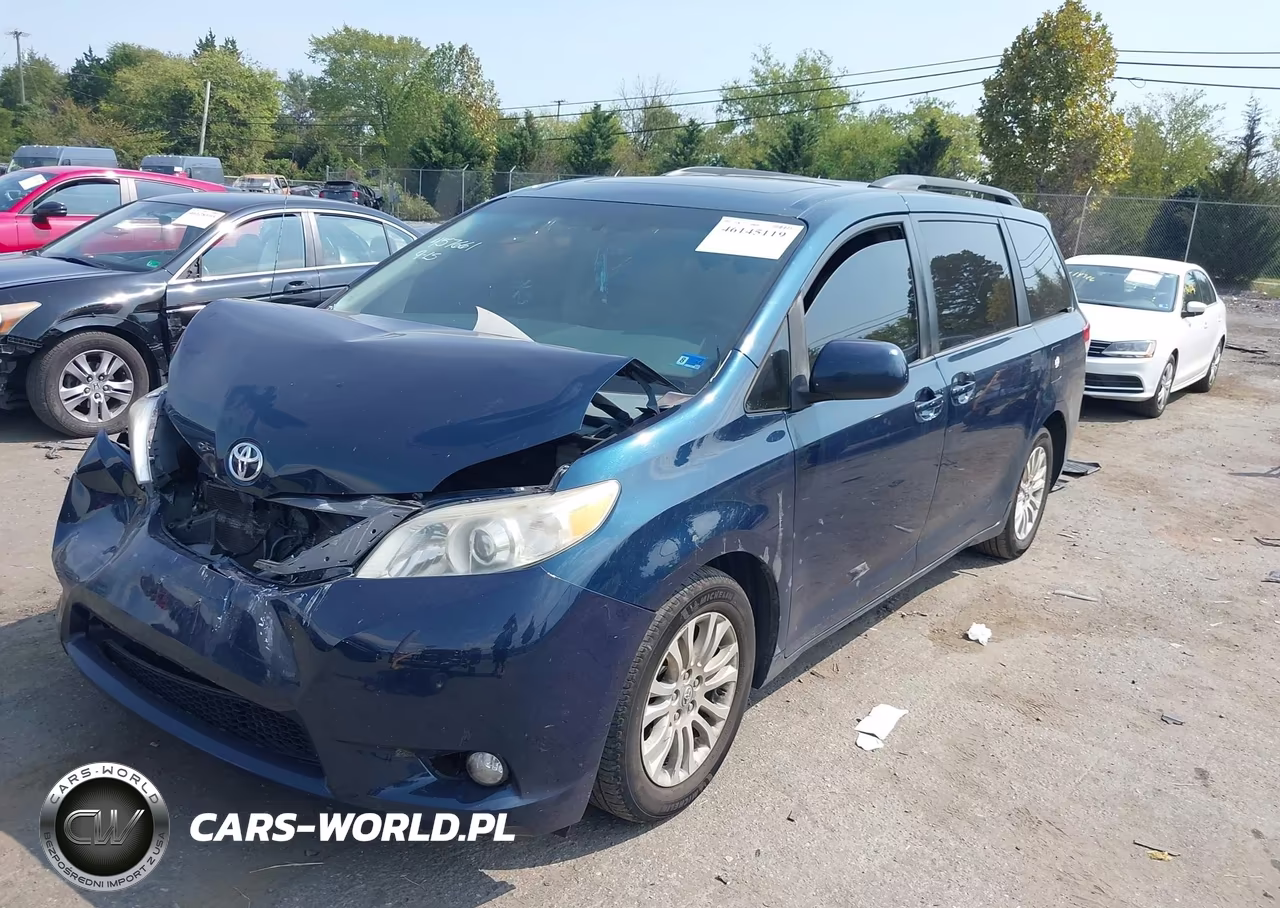 2012 Toyota Sienna Xle V6 8 Passenger VIN:5TDYK3DC4CS258168 - 2