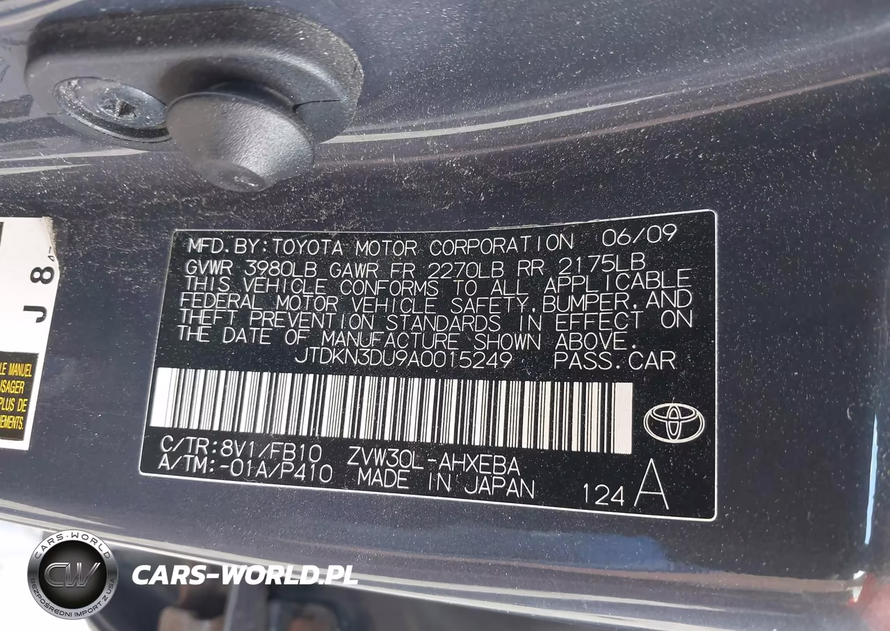 2010 Toyota Prius Ii VIN:JTDKN3DU9A0015249 - 9