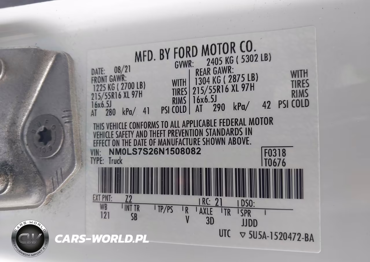 2022 Ford Transit Connect Xl VIN:NM0LS7S26N1508082 - 9