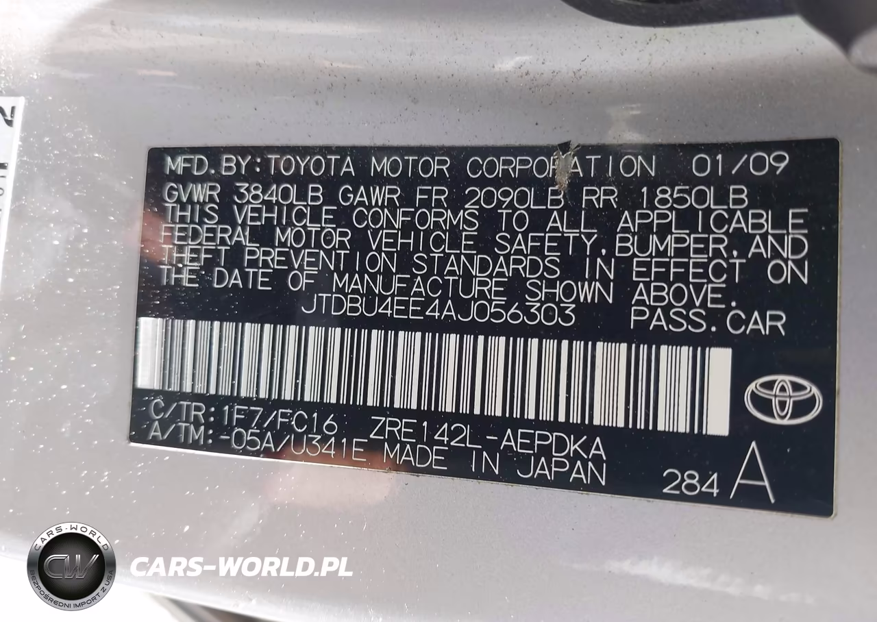 2010 Toyota Corolla Le VIN:JTDBU4EE4AJ056303 - 9