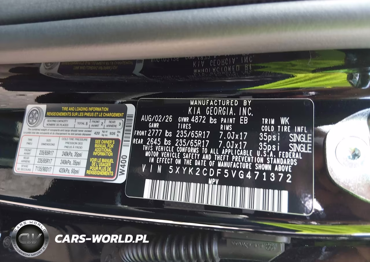 2027 Kia Sportage Lx VIN:5XYK2CDF5VG471372 - 9