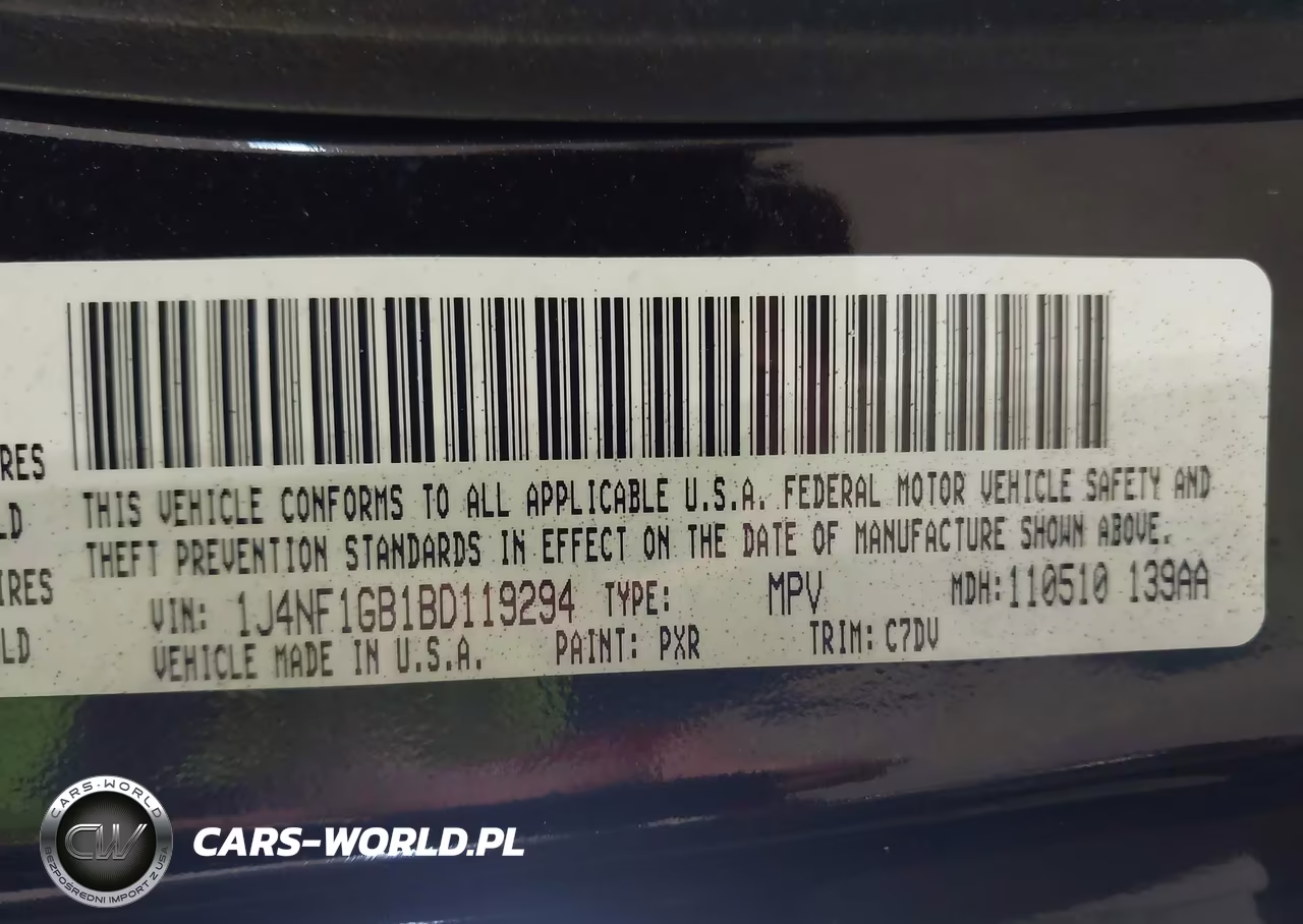 2011 Jeep Patriot Sport VIN:1J4NF1GB1BD119294 - 9