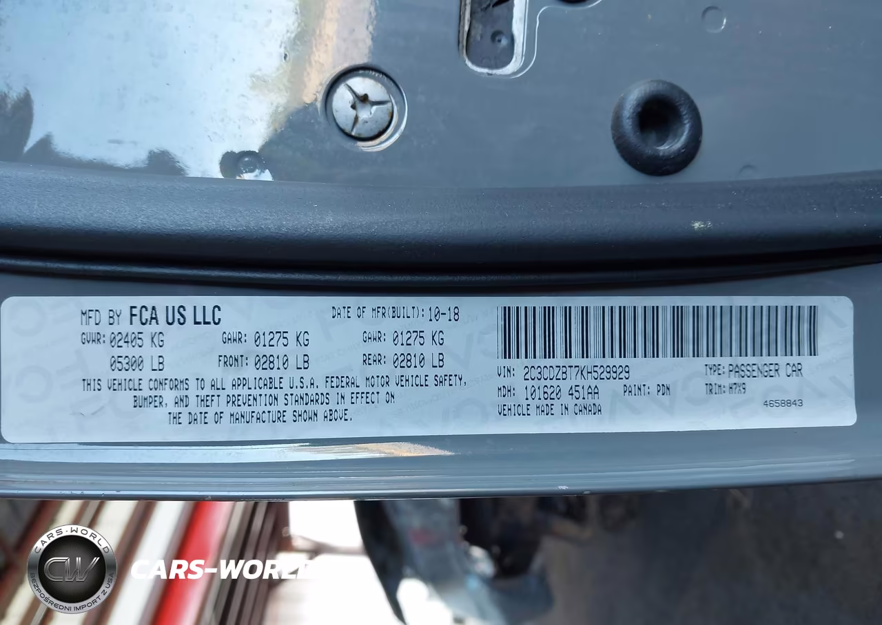 2019 Dodge Challenger R-T VIN:2C3CDZBT7KH529929 - 9