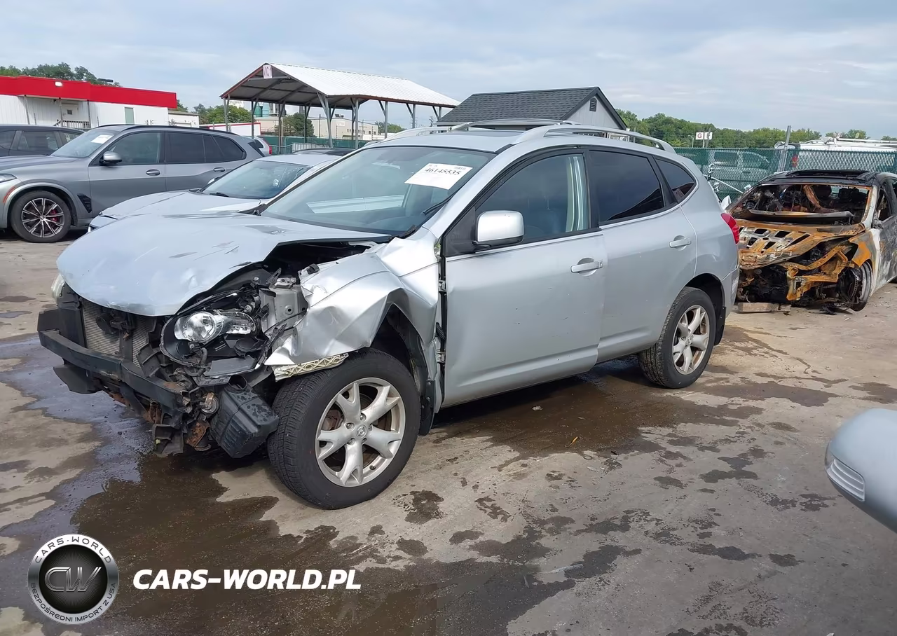 2008 Nissan Rogue Sl VIN:JN8AS58V58W130431 - 2