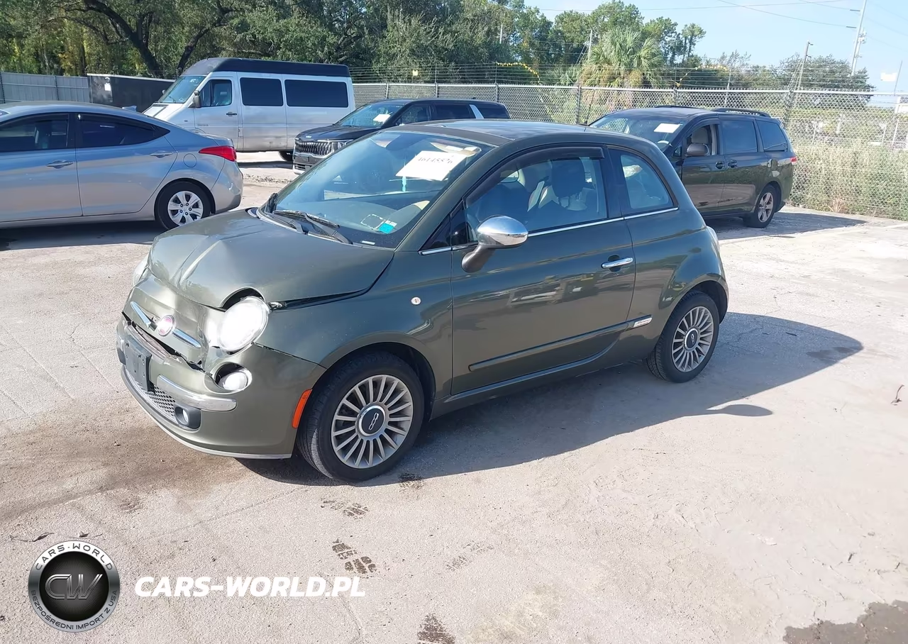 2013 Fiat 500 Lounge VIN:3C3CFFCR4DT689028 - 2