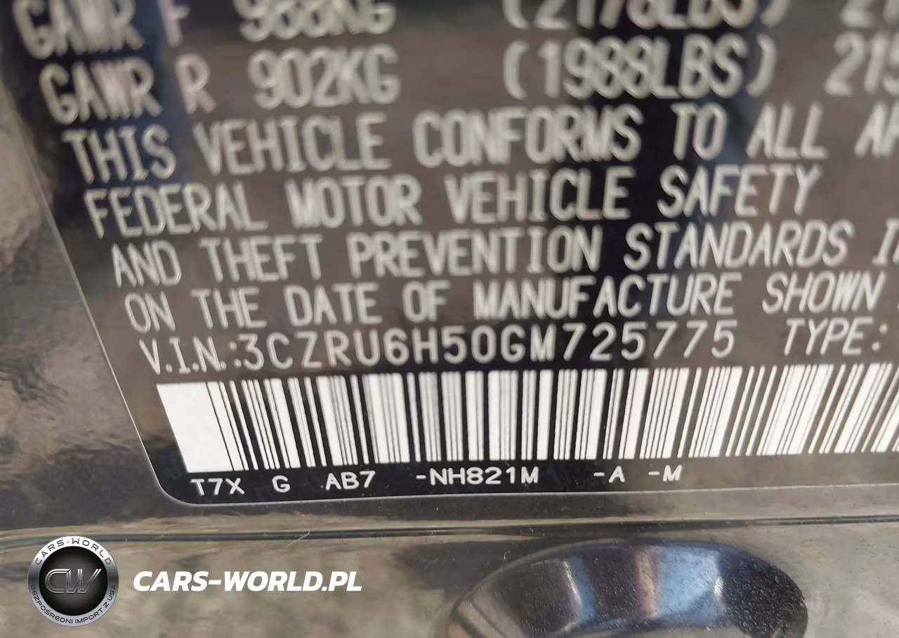 2016 Honda Hr-V Ex VIN:3CZRU6H50GM725775 - 9