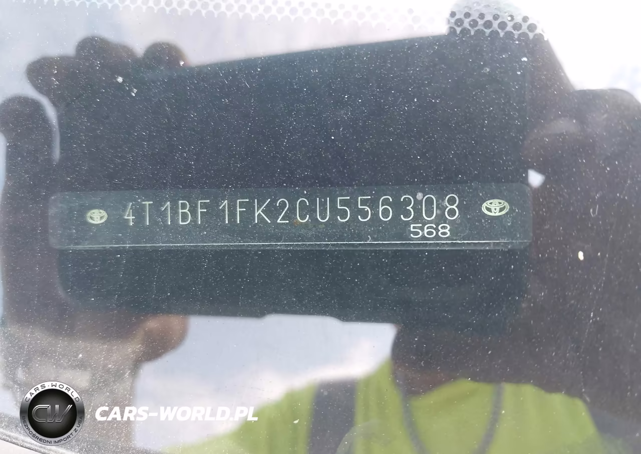 2012 Toyota Camry Se VIN:4T1BF1FK2CU556308 - 12