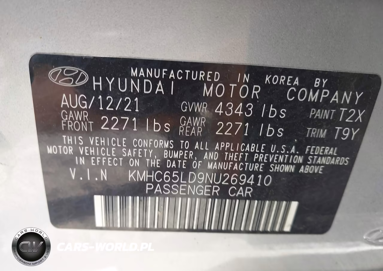 2022 Hyundai Ioniq Plug-In Hybrid Se VIN:KMHC65LD9NU269410 - 9