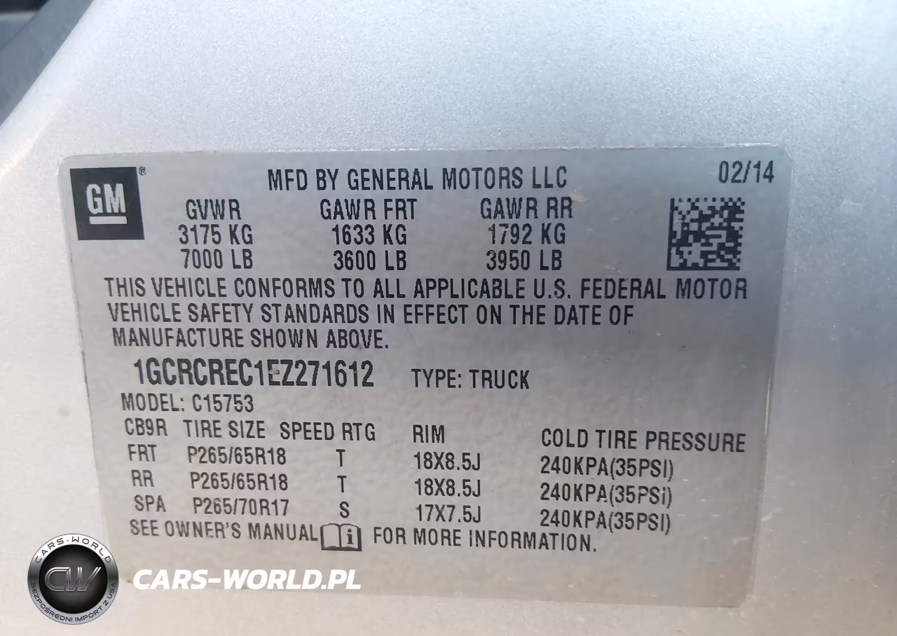 2014 Chevrolet Silverado 1500 1Lt VIN:1GCRCREC1EZ271612 - 9