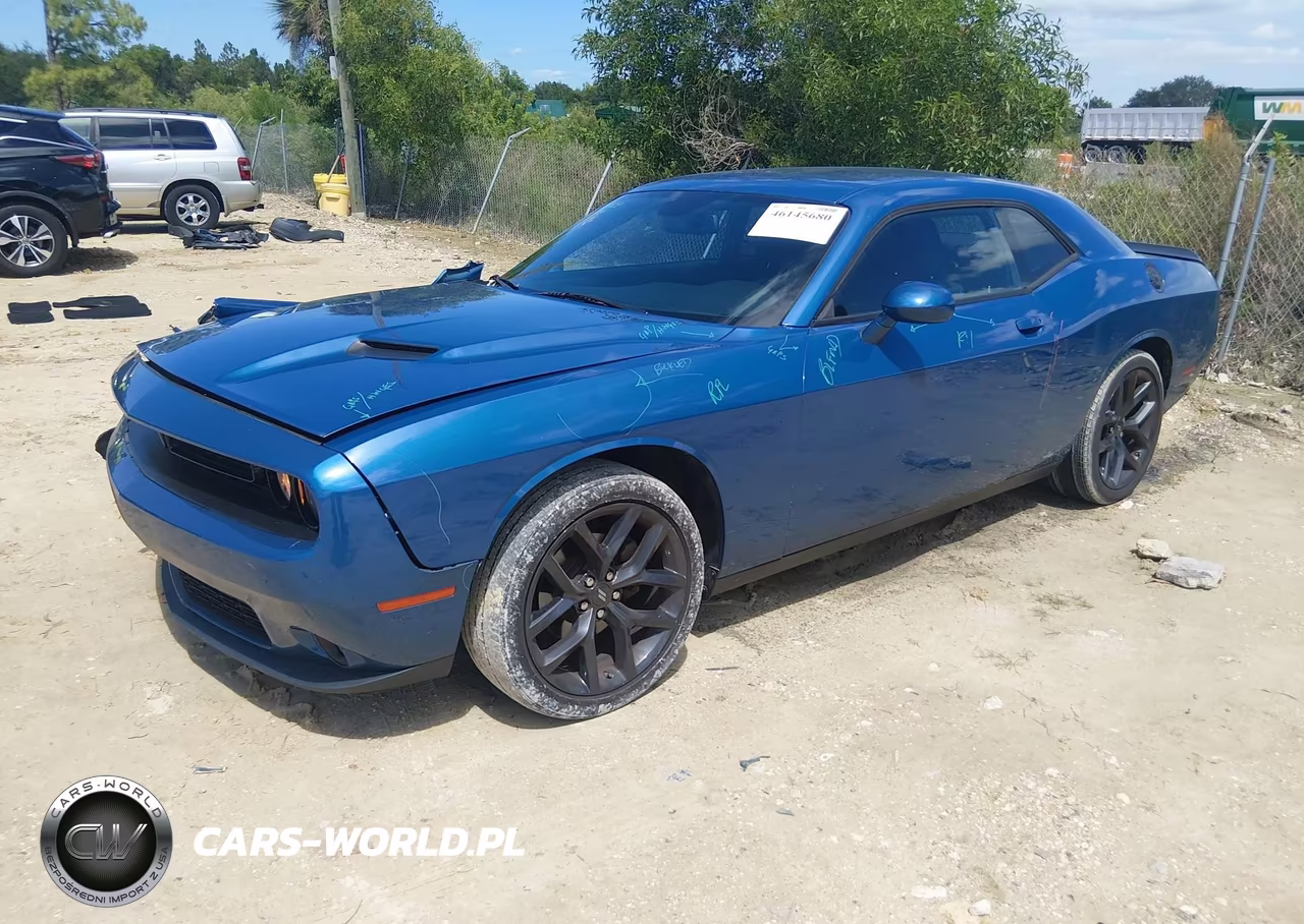 2022 Dodge Challenger Sxt VIN:2C3CDZAGXNH233456 - 2