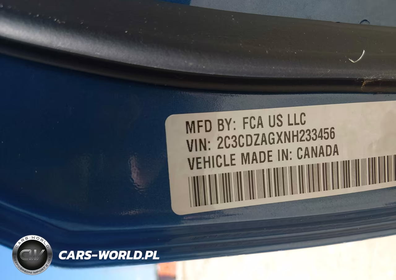2022 Dodge Challenger Sxt VIN:2C3CDZAGXNH233456 - 9