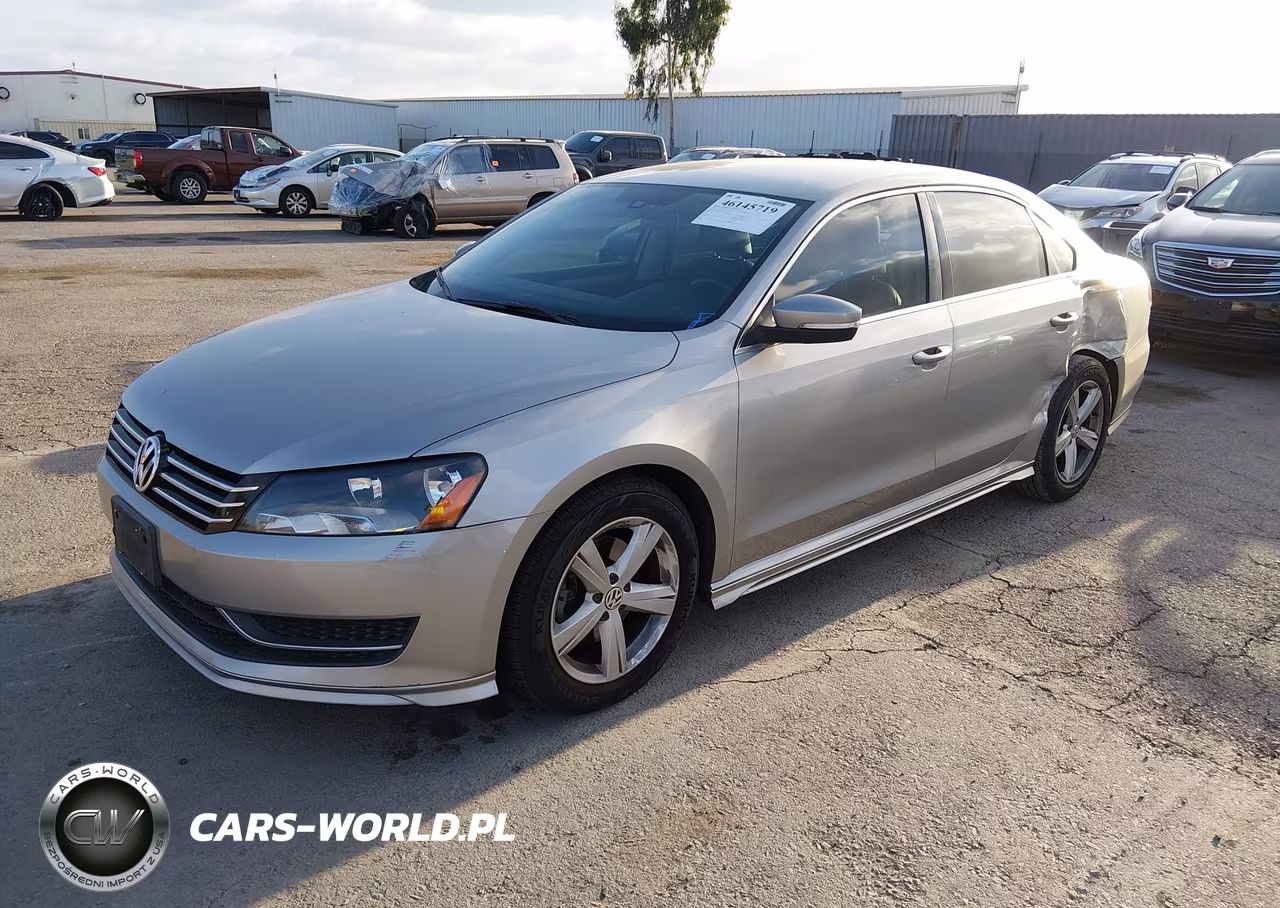 2013 Volkswagen Passat 2.5L Se VIN:1VWBP7A34DC050018 - 2