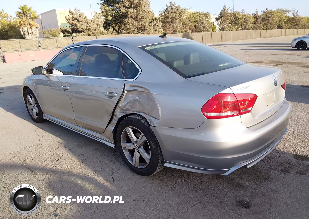 2013 Volkswagen Passat 2.5L Se VIN:1VWBP7A34DC050018 - 3