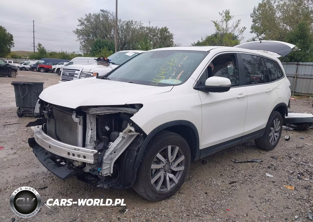 2019 Honda Pilot Ex-L VIN:5FNYF6H5XKB070758 - 2