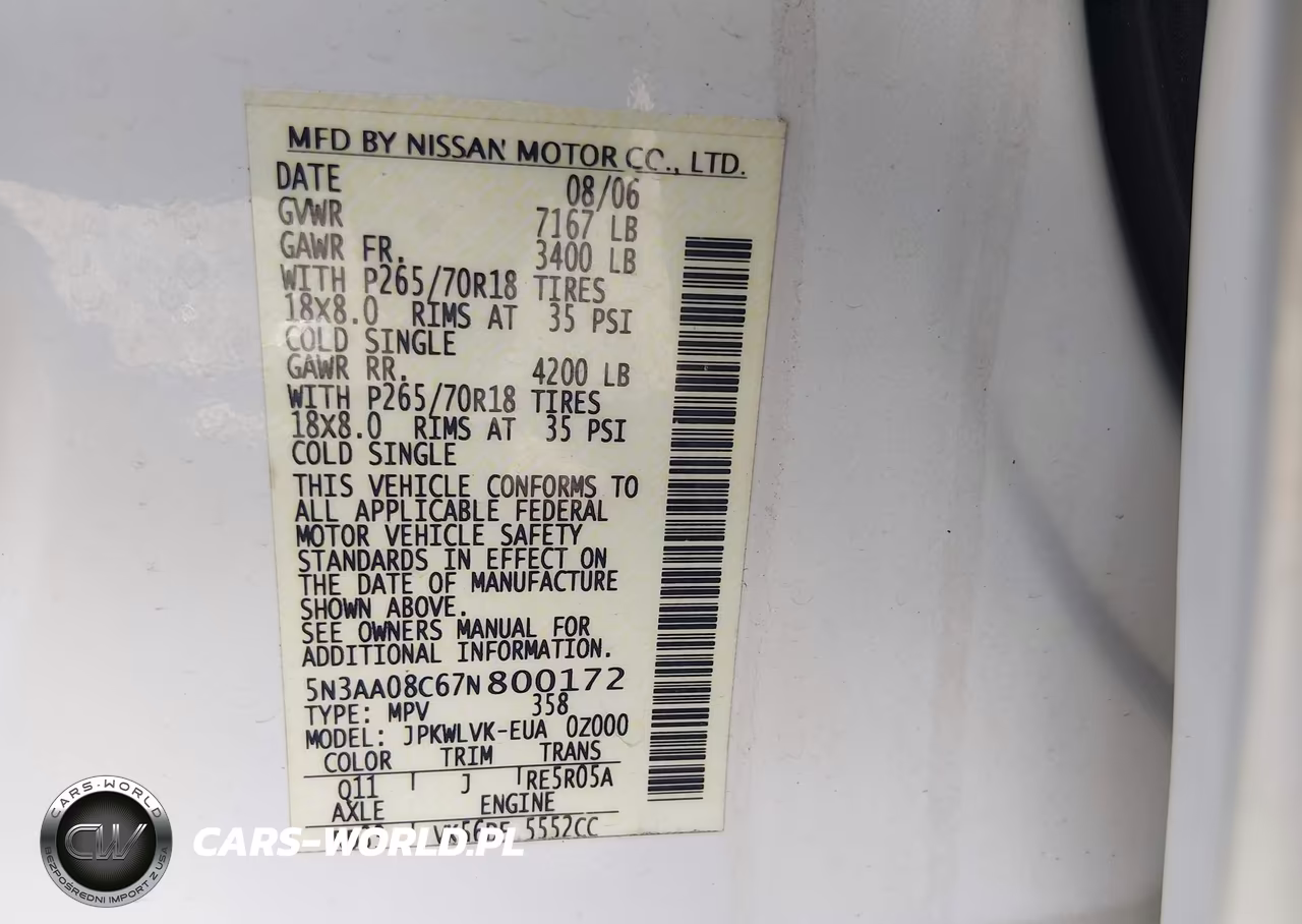 2007 Infiniti Qx56 VIN:5N3AA08C67N800172 - 9