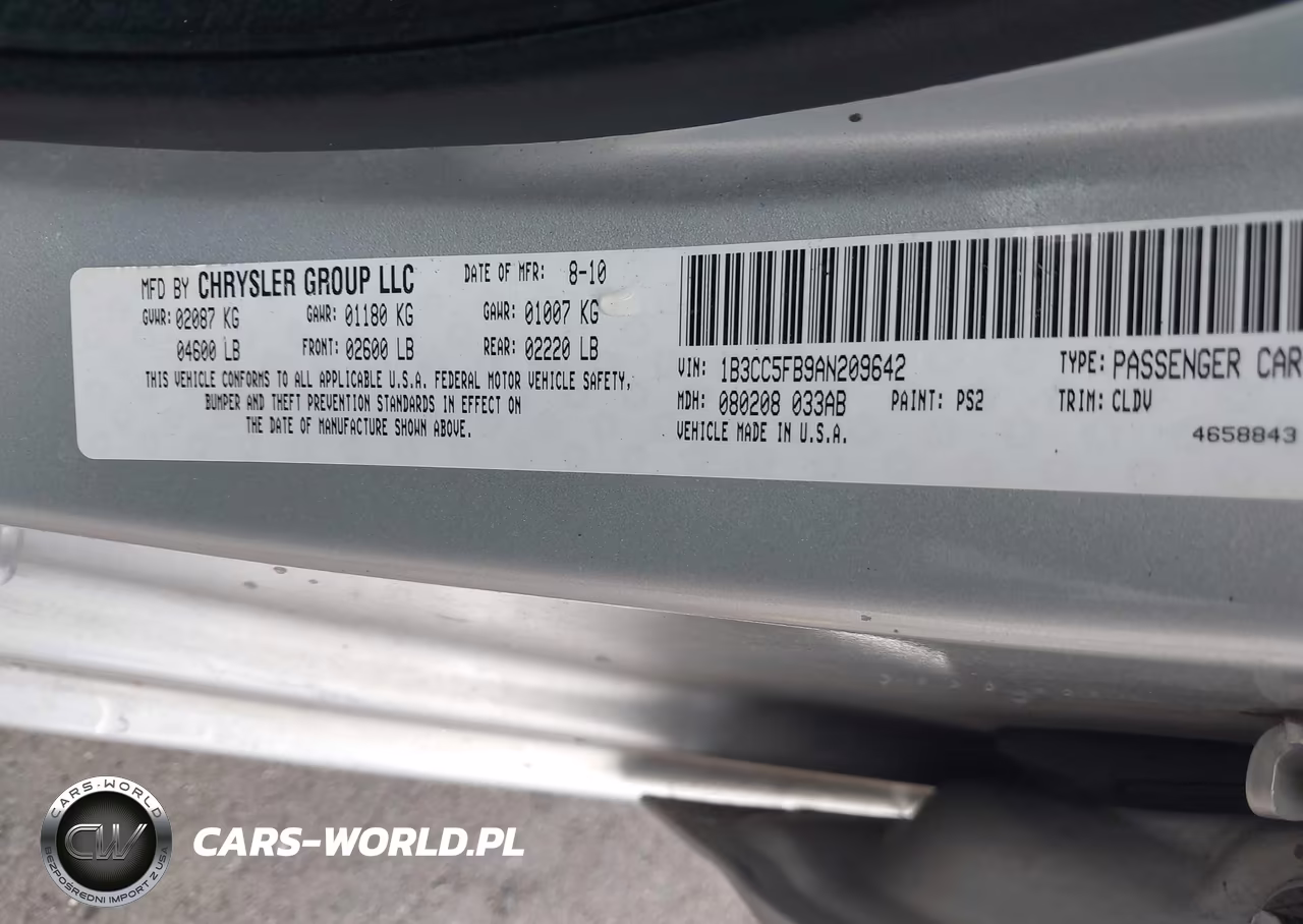 2010 Dodge Avenger R-T VIN:1B3CC5FB9AN209642 - 9
