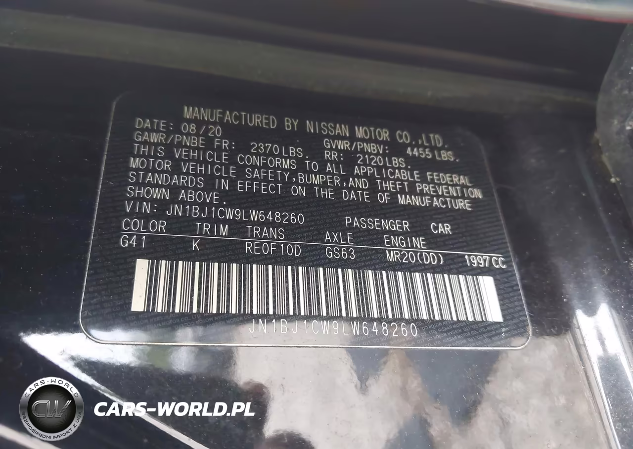 2020 Nissan Rogue Sport Sv Awd Xtronic Cvt VIN:JN1BJ1CW9LW648260 - 9
