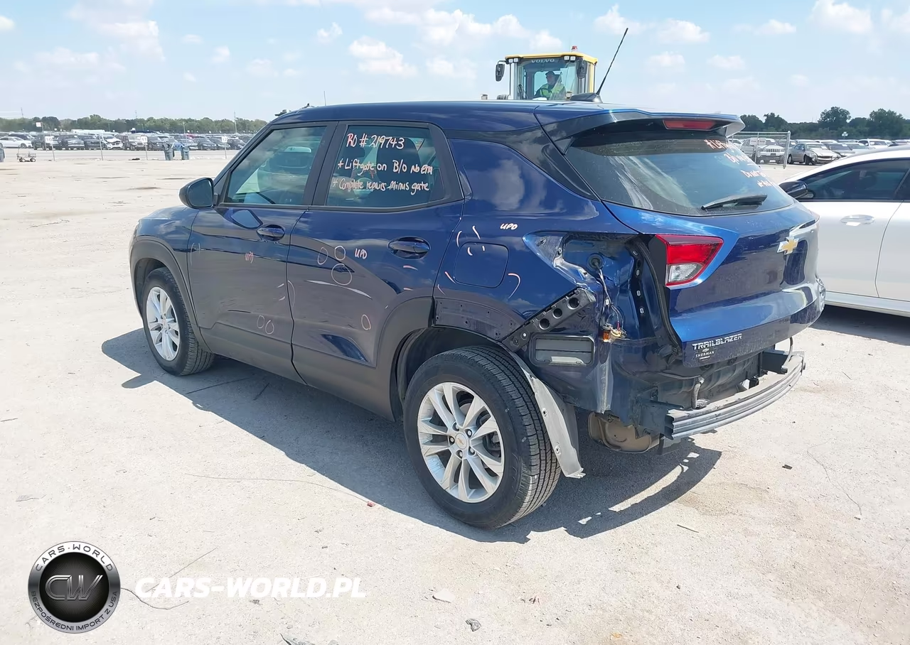 2022 Chevrolet Trailblazer Fwd Ls VIN:KL79MMS23NB136021 - 3
