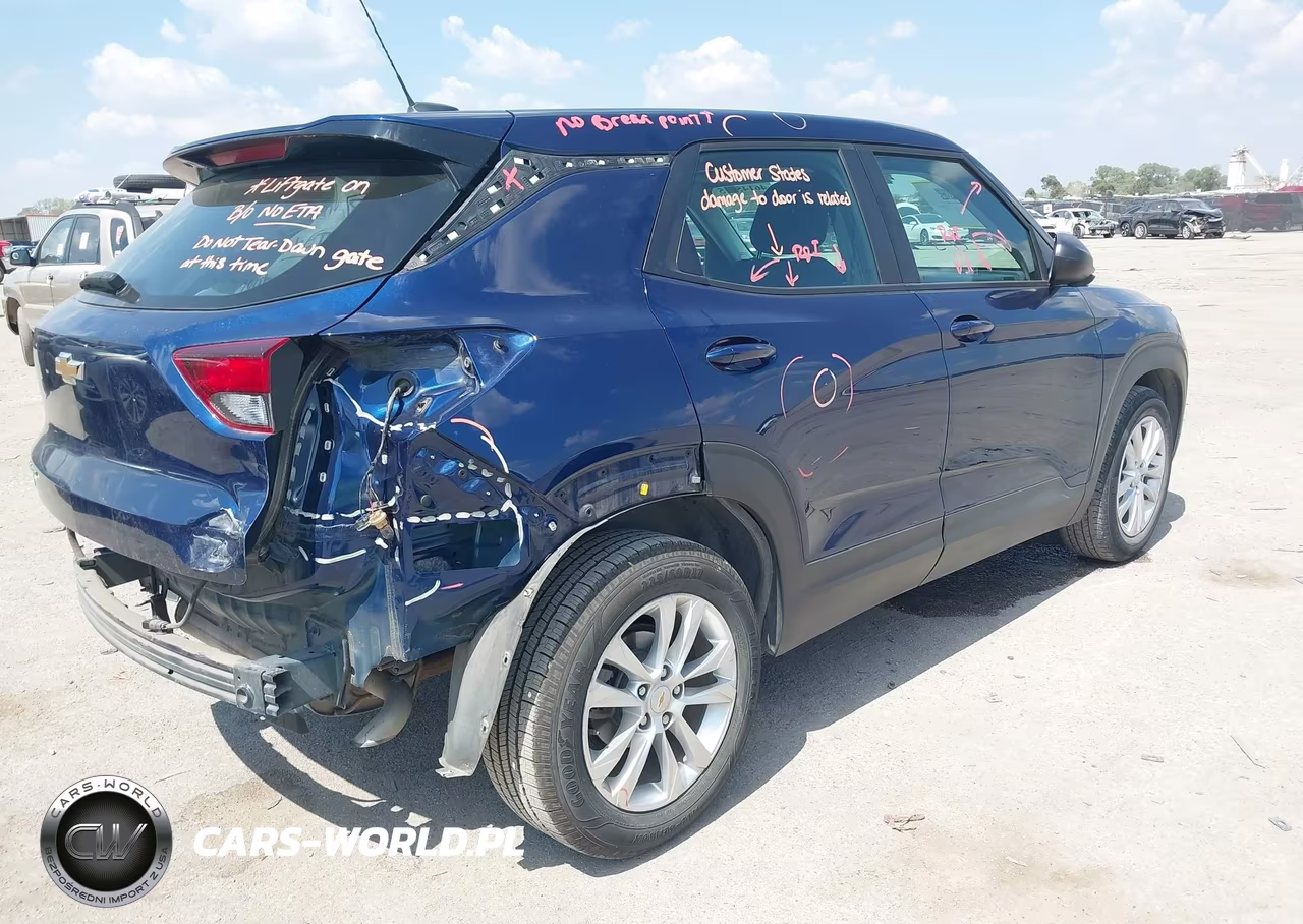 2022 Chevrolet Trailblazer Fwd Ls VIN:KL79MMS23NB136021 - 4