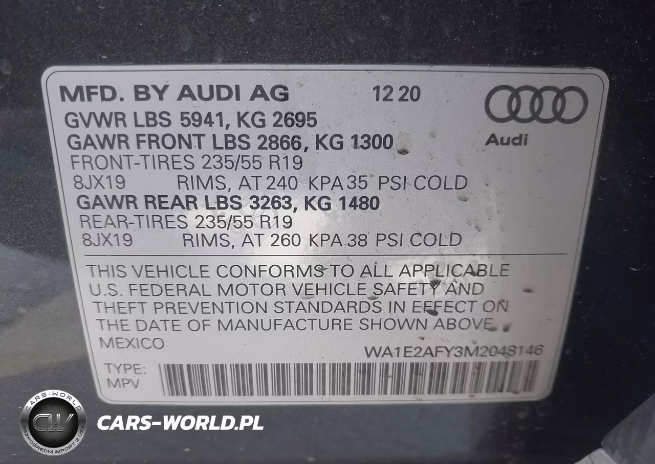 2021 Audi Q5 Premium Plus 55 Tfsi E Quattro S Tronic VIN:WA1E2AFY3M2048146 - 9
