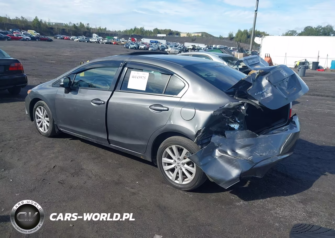2012 Honda Civic Ex-L VIN:2HGFB2F93CH547853 - 3