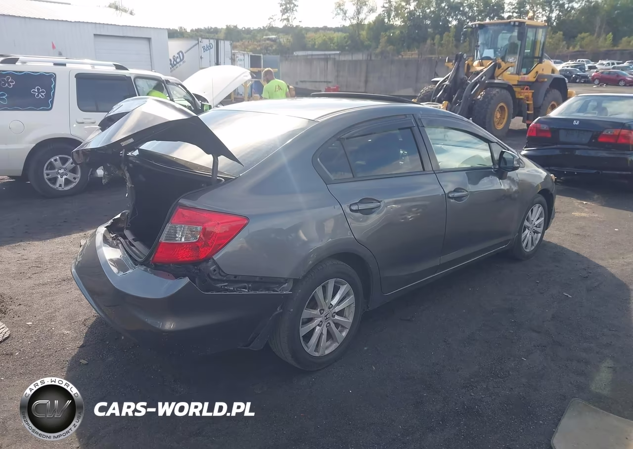 2012 Honda Civic Ex-L VIN:2HGFB2F93CH547853 - 4