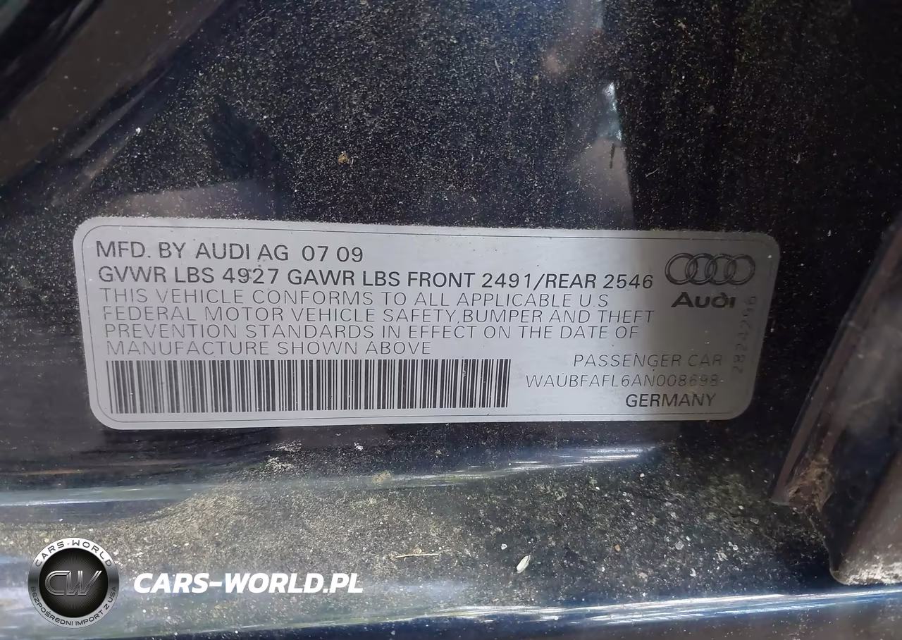 2010 Audi A4 2.0T Premium VIN:WAUBFAFL6AN008698 - 9
