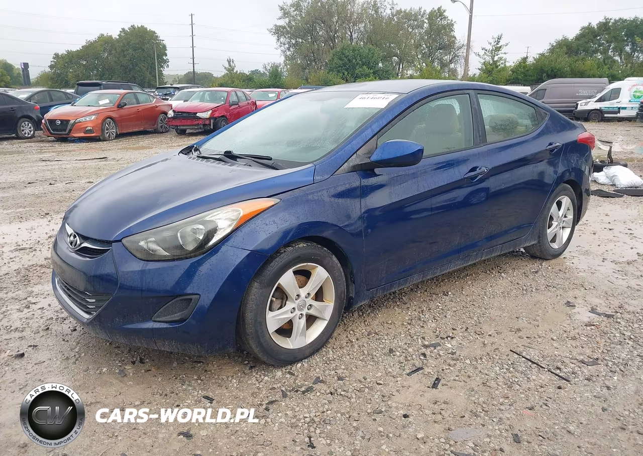 2013 Hyundai Elantra Gls (Ulsan Plant) VIN:KMHDH4AE6DU791639 - 2