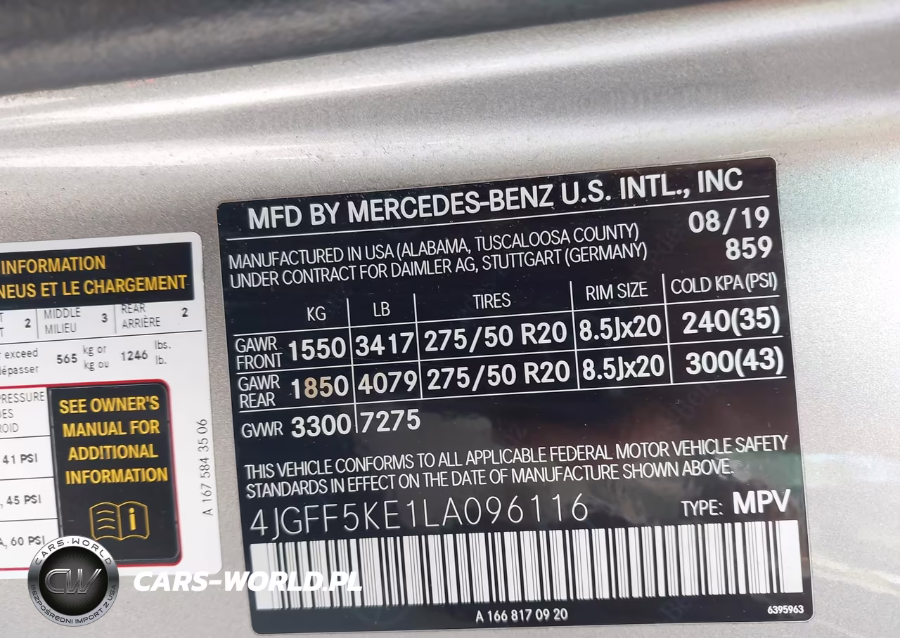 2020 Mercedes-Benz Gls 450 4Matic VIN:4JGFF5KE1LA096116 - 9
