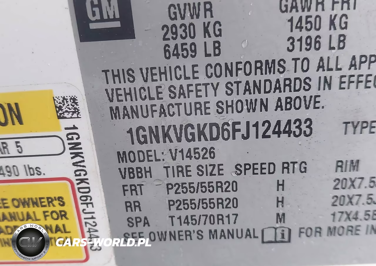 2015 Chevrolet Traverse 1Lt VIN:1GNKVGKD6FJ124433 - 9