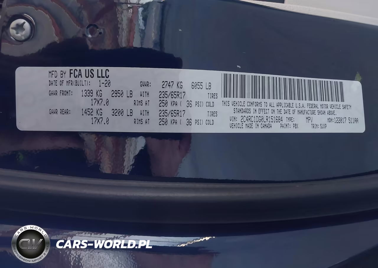 2020 Chrysler Voyager Lxi VIN:2C4RC1DG0LR151684 - 9