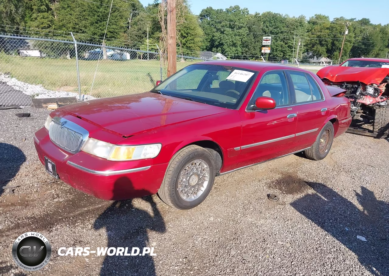 2000 Mercury Grand Marquis Gs VIN:2MEFM74W9YX652455 - 2