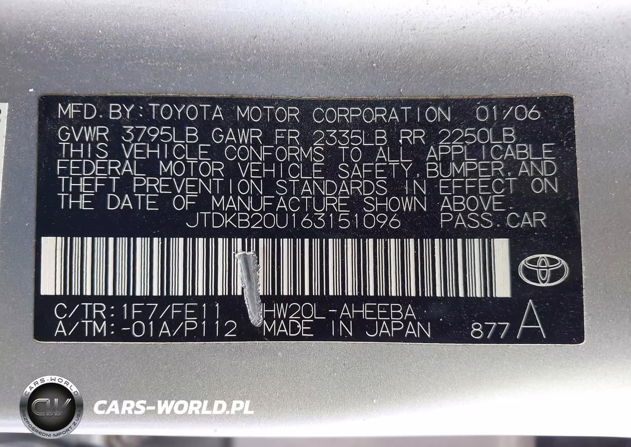 2006 Toyota Prius VIN:JTDKB20U163151096 - 9