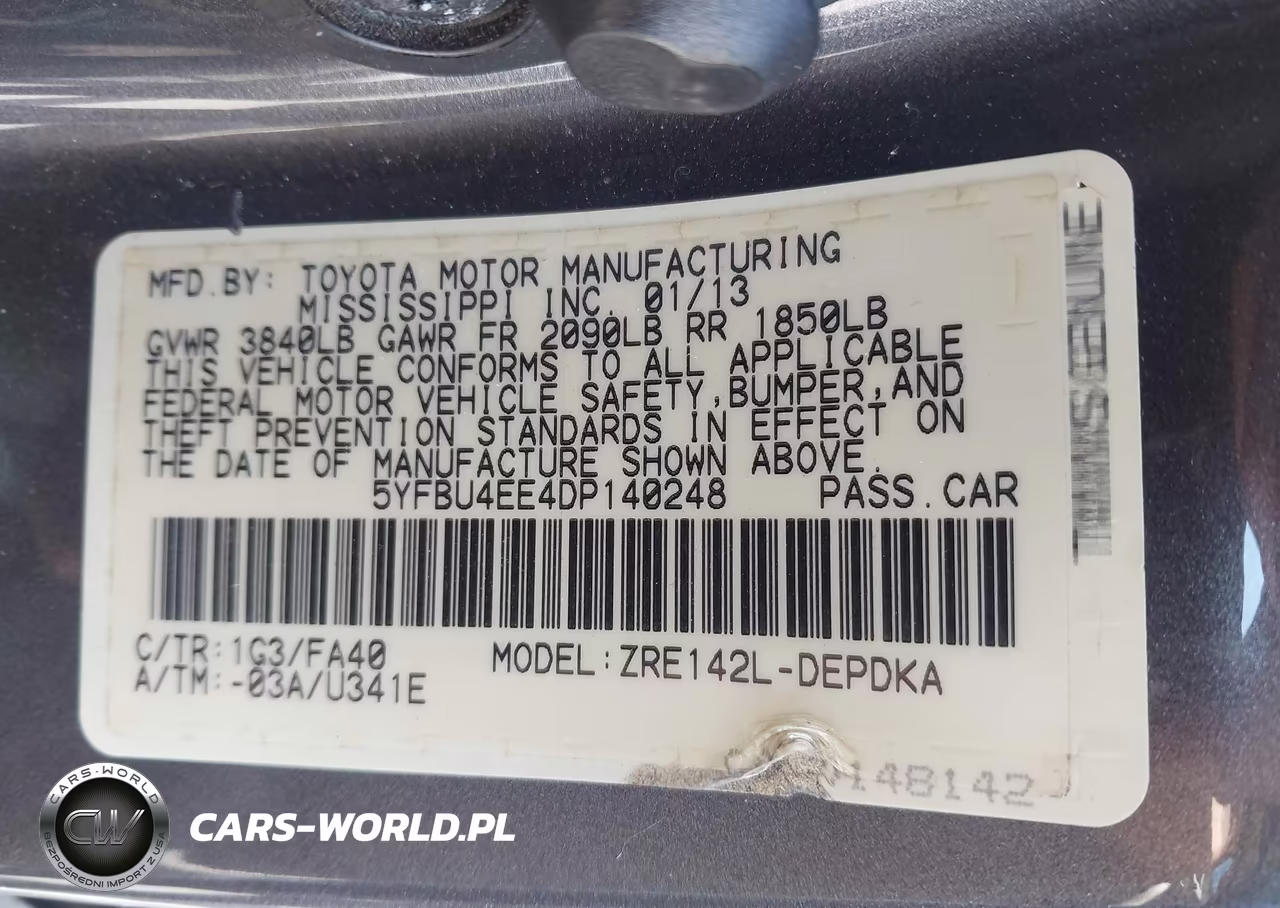 2013 Toyota Corolla L VIN:5YFBU4EE4DP140248 - 9