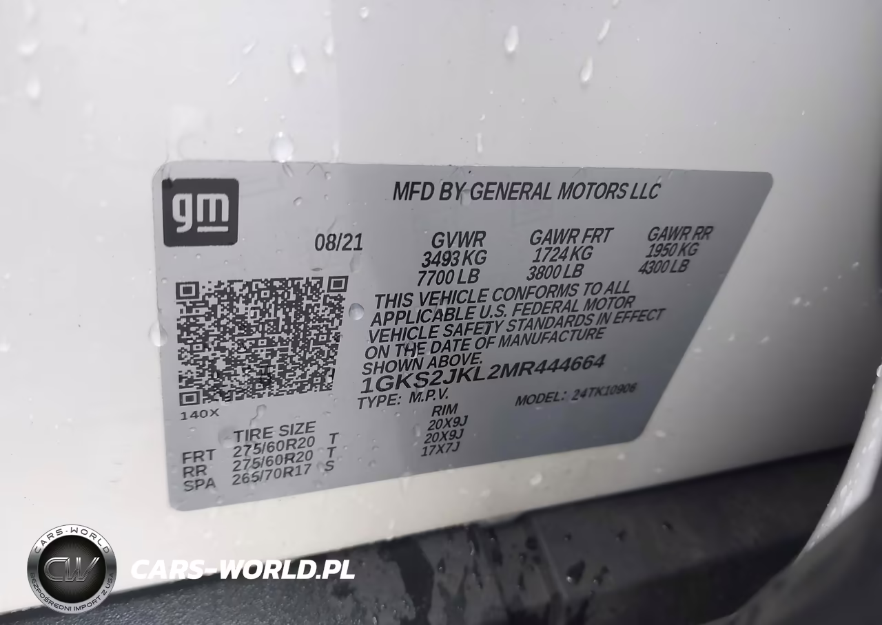 2021 GMC Yukon Xl Denali VIN:1GKS2JKL2MR444664 - 9