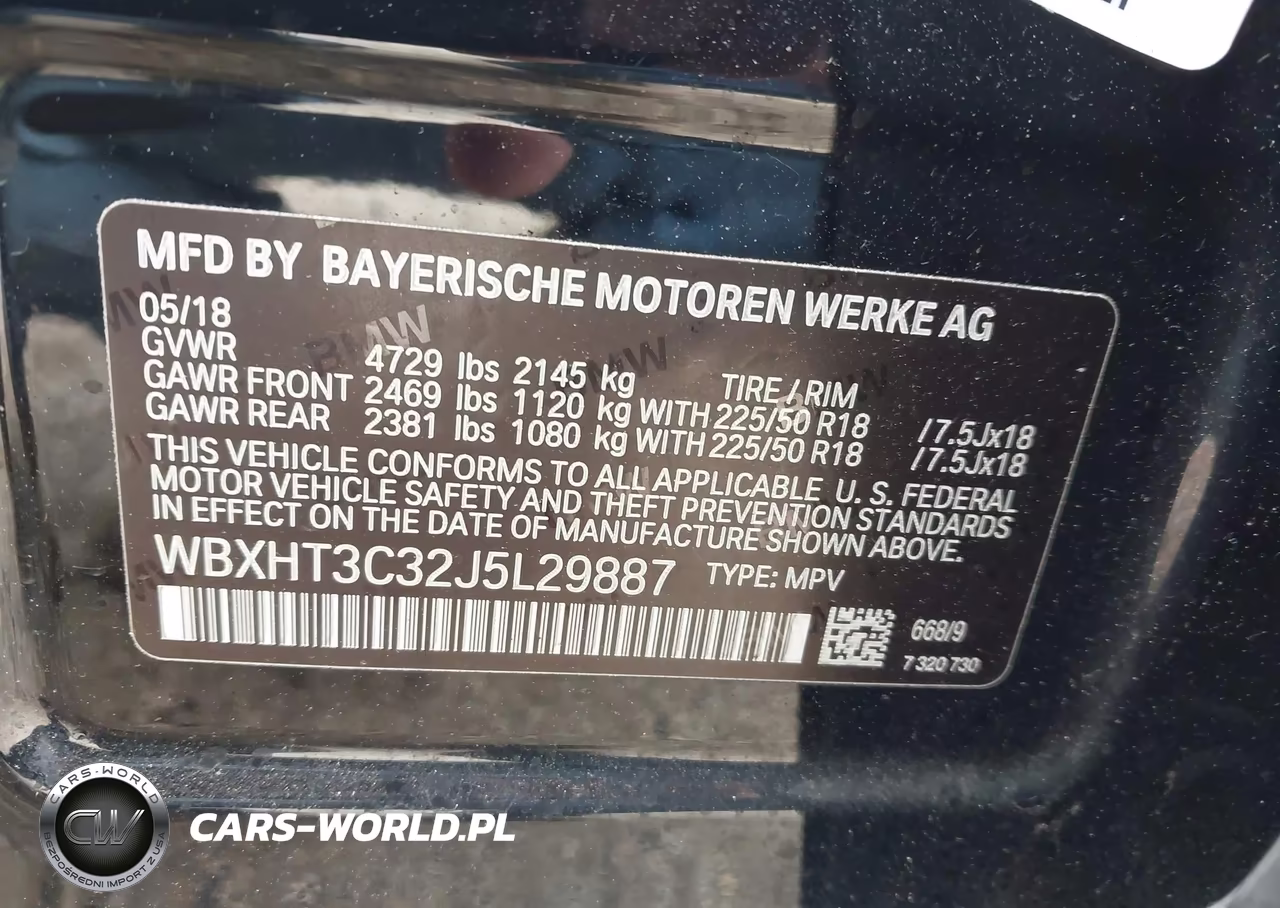 2018 BMW X1 xDrive28I VIN:WBXHT3C32J5L29887 - 9
